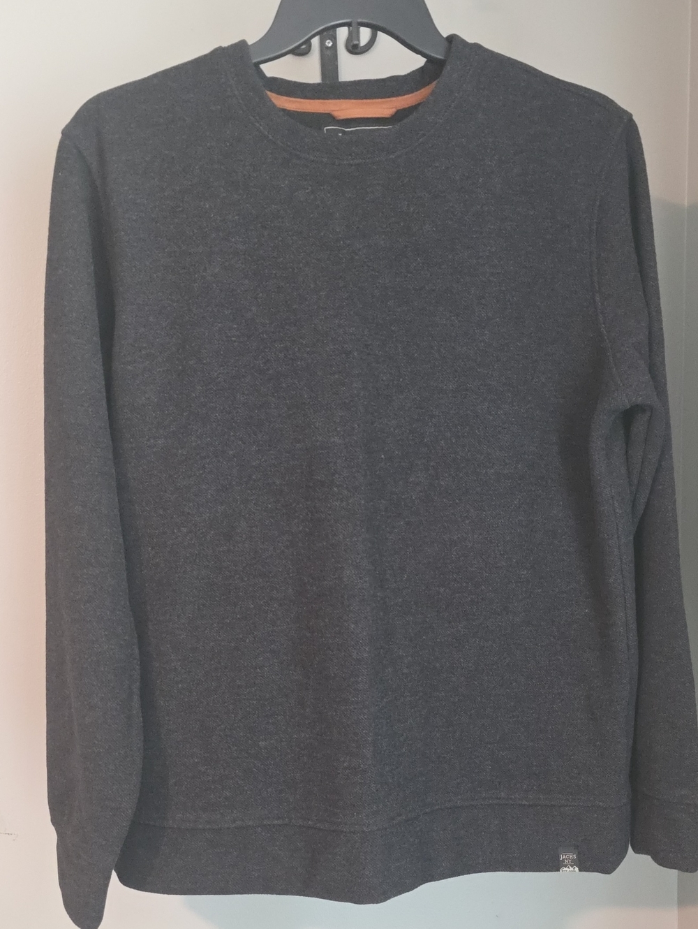Jachs New York Charcoal Crewneck Sweater Size Large